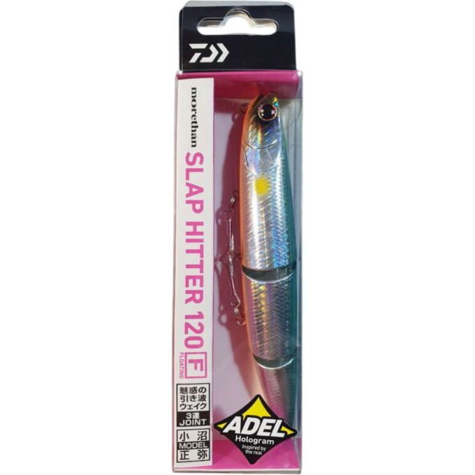 Воблер DAIWA MORETHAN SLAP HITTER120F ADEL EMERALD AYU 07401928